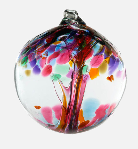 6" Tree of Friendship Blown Glass ball